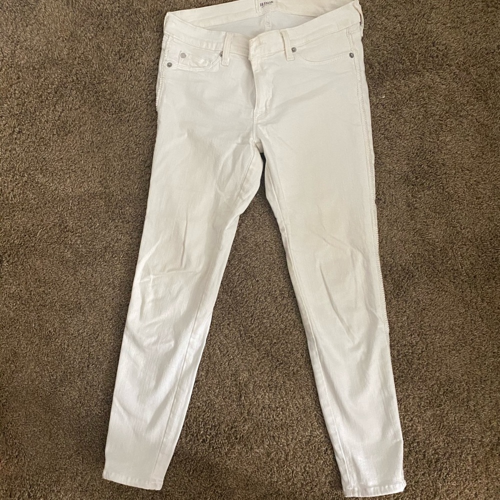 White Hudson jeans!